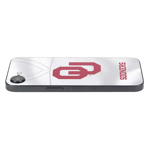 University of Oklahoma White Jersey iPhone 16e Skin
